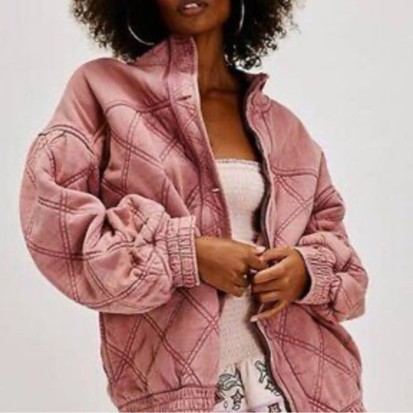 NWT Free People Juno Jacket in Nostalgia Rose Size XS